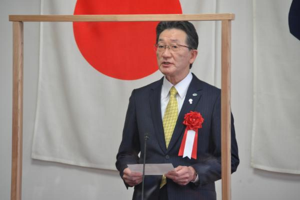 和歌山県知事優良工事に選ばれ表彰されました。（平成30年度　国道424号道路改良工事）